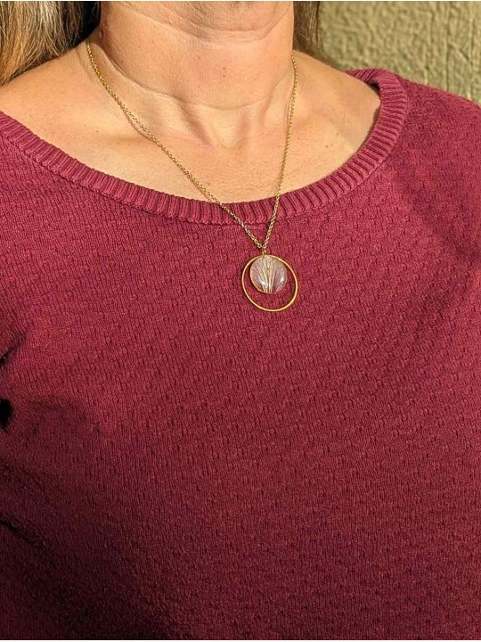 Collier en pétale séché de la Costa Dorada