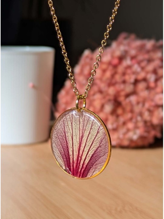 Collier en pétale séché de la Costa Dorada Collier en pétale séché de la Costa Dorada