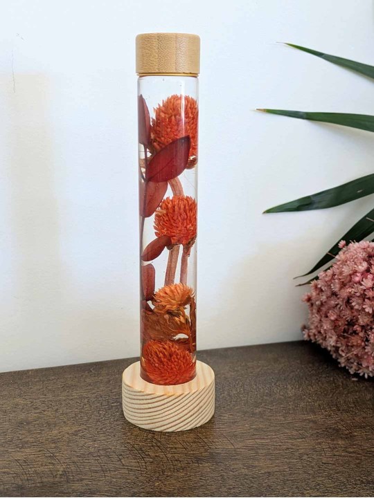 Fleur immergée automne