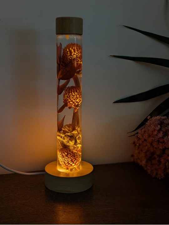 Fleur immergée automne