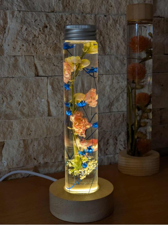 Fleur immergée bleue rose Fleur immergée bleue rose