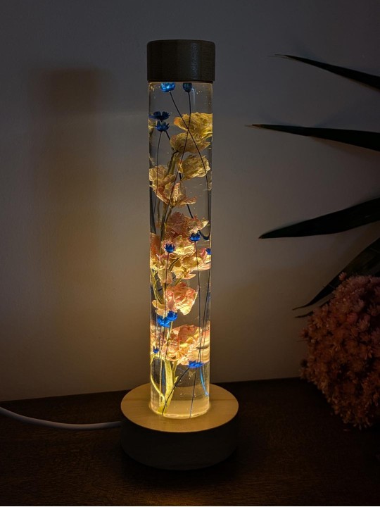 Fleur immergée bleue rose Fleur immergée bleue rose