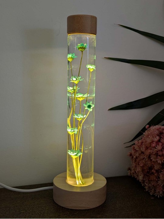 Fleur immergée émeraude