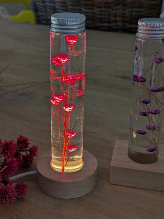 Fleur immergée fuschia