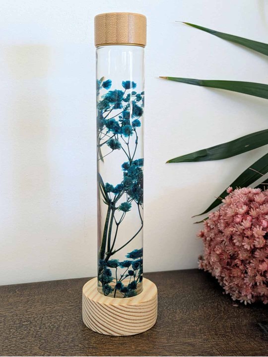 Fleur immergée turquoise