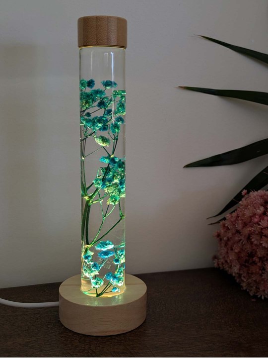 Fleur immergée turquoise Fleur immergée turquoise