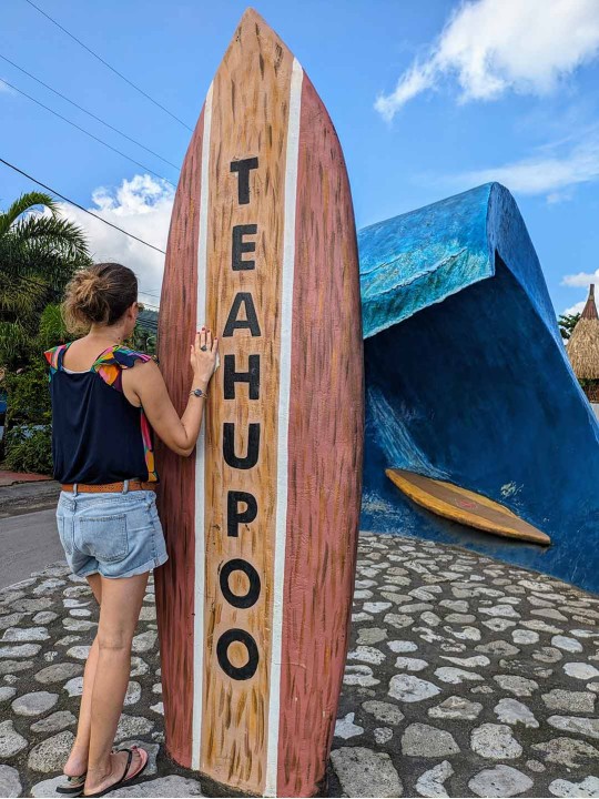 Boucles d'oreille en sable - Edition JO Surf Tahiti Teahupoo 2024